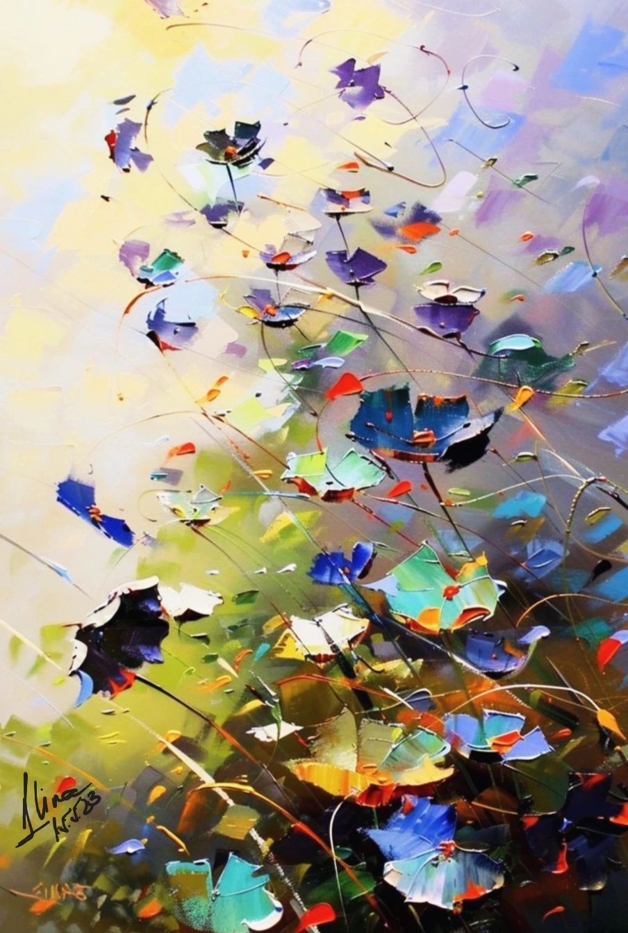 ArteDiAlina.com painting: Spring in my soul